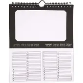 Creativ Company Internationaler Geburtstagskalender, Größe 19x23 cm, Lochgröße 15,3x9,2 cm, 180 g, 5 Stück 1 Box