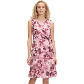 Vera Mont Cocktailkleid "Damen mit Bindegürtel" Ohne Tasche Druck