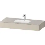 Duravit Einbauwaschtisch-Möbel-Set Qatego 120x55x17cm, T m, m K, 1 Ausschn, m ÜL