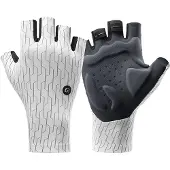 RockBros Road Cycling Gloves Size: S - Black and White