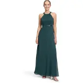 Vera Mont Abendkleid "Damen rückenfrei" Ohne Tasche Pailletten