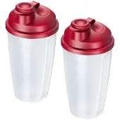 Westmark 2 Dressingshaker Mixery, 0,5 l, rot, 243522ER