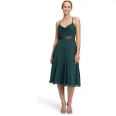 Vera Mont Cocktailkleid "Damen mit Wasserfallausschnitt" Ohne Tasche Stickerei