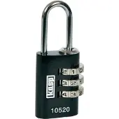 Kasp K10520BLAD Hængelås 20 mm Sort Kombinationslås