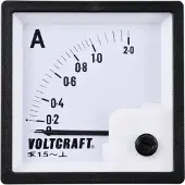 Voltcraft AM-72X72/1A AM-72X72/1A Analog-Einbaumessgerät AM-72X72/1A 1 A Dreheisen