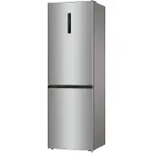 Gorenje NRK6192AXL4 Kühl-Gefrier-Kombination, 300 l, SN-T, 10 kg/24h, E, Fresh Zone Fach, Grau, Edelstahl, Dunkles Grau