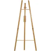 Securit Staffelei "Easel" – Holz mit teakfarbenem Lackfinish – 165 cm