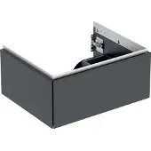 Geberit Waschtischunterschrank One 59,2x50,4x47cm, matt-sw, 1 Schubladen