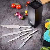 Rösle Brotmesser Basic Line 20 cm Silver