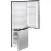 Bomann Kühlschrank mit Gefrierfach | | 143cm | Kühl Gefrierkombination leise | Türanschlag wechselbar | 175L | KG 320.2 inox