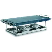 Ibili Grill -Oriente Medio, Marmor/Edelstahl, 37x18 cm, silber/grau