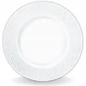 Wilmax Diamond Servierplatte rund 30,5 cm Weiß Porzellan, 1er Set