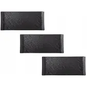 Wilmax Rechteckschale SlateStone Schwarz 15 x 8 cm Porzellan, 6er Set