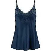 Lingadore Slipdress Sparkling Blue | Grösse: 4XL | Farbe: Navy-Blau