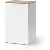 Vicco Kommode Wido Weiß 50 x 80 cm mit Regal, Model 57442