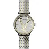 Versace Virtus Damenarmbanduhr gold silber