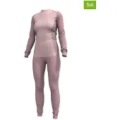 Halti Hossa II W Merino Layer set veiled pink (G60) 46