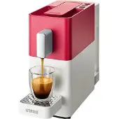Cremesso Easy, Pad-Kaffeemaschine, 0,9 l, Kaffeekapsel, 1450 W, Cremefarben, Rot, Silber