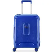 Delsey PARIS Moncey 4 Double Rolls Cabin Trolley Slim 55 Navy Blue blau