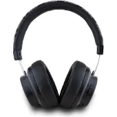 DKNY Bluetooth-Kopfhörer, Modell DKBHM2PCSHLK, schwarz/schwarz-weißes Karomuster
