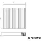 Blue Print Innenraumluftfilter ADBP250127