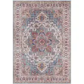 NYVI Teppich Asmar - 120x160 cm Rechteckig - Cyanblau Anthea