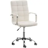 TPFLiving Bürostuhl Deal V2 Kunstleder creme