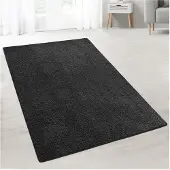Floordirekt Karat homeliving Shaggy-Teppich auf Maß Barcelona Schwarz 78