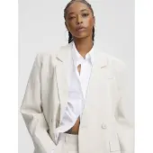 Gestuz Damen Blazers Lizagz Linen Blazer - Zand - Größe 40