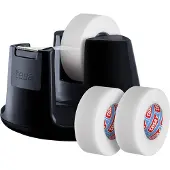 TESA tesafilm Tischabroller Easy Cut Compact + 3 Rollen Klebefilm matt-unsichtbar