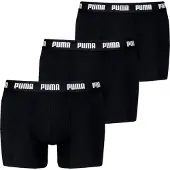 Puma Herren Boxershorts 3er Pack Black / Black - XL