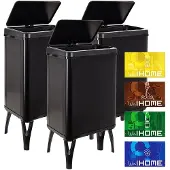 Wellhome Intelligente Mülleimer 40l 3 Einheiten