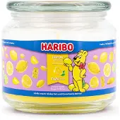Haribo TM Duftkerzen 300g Glas Gelb