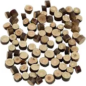 Creotime holzscheiben 7-10 mm rund 4-5 mm 230 Gramm