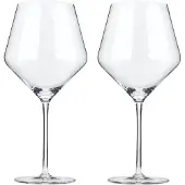 Viski Rotweinglas Angled Crystal 621 ml (2er-Set)