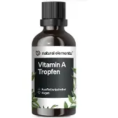Natural Elements Vitamin A Tropfen – 50 ml (Retinylpalmitat) in MCT-Kokosöl gelöst