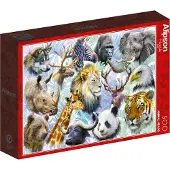 Alipson Puzzle Zvíř ecí hlavy 500 dílků