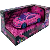 Happy People RC Fahrzeug Shooting Star rosa 14x12 cm 40 MHz LED-Streifen, individualisierbar