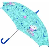 Snoopy Regenschirm Love, Hellblau