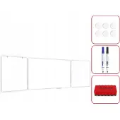 Allboards Magnetisches Whiteboard Klapptafel 5-flächig 100x170//340 cm