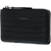 PICARD Geldbörse Evolute 1 Zip Around Wallet Black schwarz