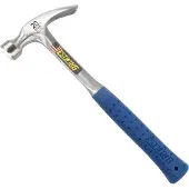 Estwing E3-20S Straight Claw Hammer 02-41E3020S Schock Reduction Grip, Latthammer 567 g