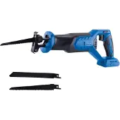 Scheppach Akku-Säbelsäge BC-RS250-X | 0-3000 min-1 | Hublänge 28mm | LED | ausziehbare Fußplatte | 20V IXES | Brushless Motor | inkl. 2 Sägeblätter
