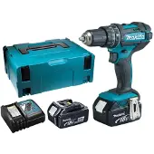 Makita DHP482RMJ, Handbohrmaschine, Schwarz, Blau, 1,3 cm, 3,8 cm, 1,3 cm, 1,3 cm