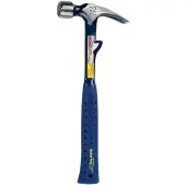 Estwing E6-22T Hammertooth Straight Claw Hammer 02-41VE622T Shock Reduction Grip, Latthammer 624 g