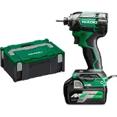 HiKOKI Schlagschrauber – 18 V 4,0 Ah – 210 Nm – 2 Multi-Volt-Batterien – WH18DCWRZ