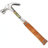 Estwing E20C Curved Claw Hammer EWEE20C Stacked Leather Grip, Latthammer 567 g