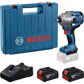 Bosch Professional 18V Systemschrauber de Akku-Schlagschrauber GDS 18V-780 (inkl. 2 Akkus de 5,0 Ah, GAL 18V-40, Transportkoffer de 18V-40)