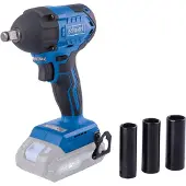 Scheppach Akku-Schlagschrauber BC-IW350-X | 1/2 Zoll Werkzeugaufnahme | max. 370 Nm | 20V IXES | Brushless Motor | 3600 bpm | 180 Nm Drehmoment