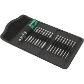 Wera Kraftform Kompakt 60 Schraubendrehersatz inkl. Bithalter 17-tlg. in Tasche